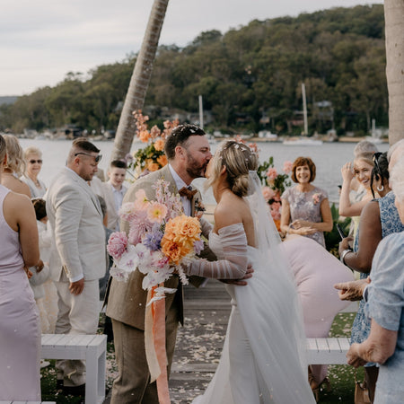peach|Hydrangea Petals (bag only) - The Whole Bride