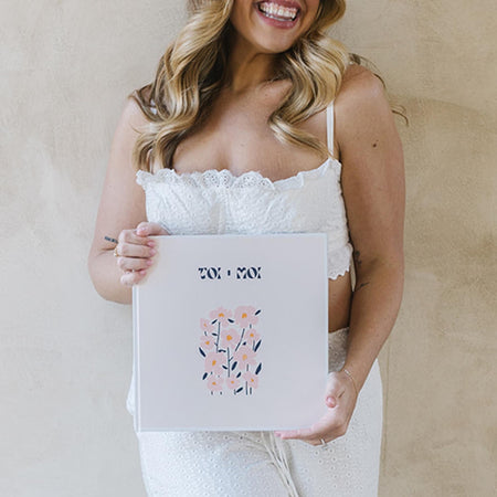 Art Wedding Guest Book - The Whole Bride