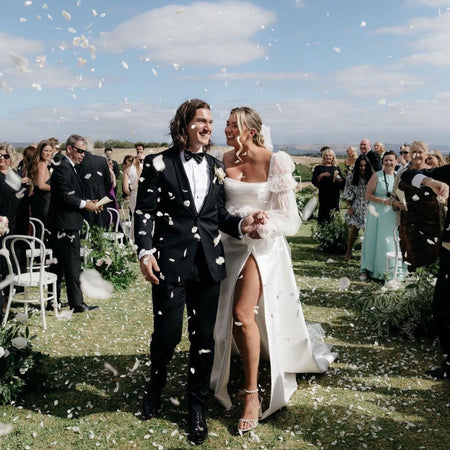 White|Rose Petals (bag only) - The Whole Bride