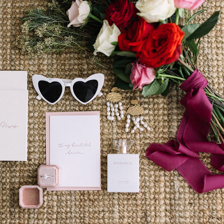 Berry|Silk Bouquet Ribbon - The Whole Bride