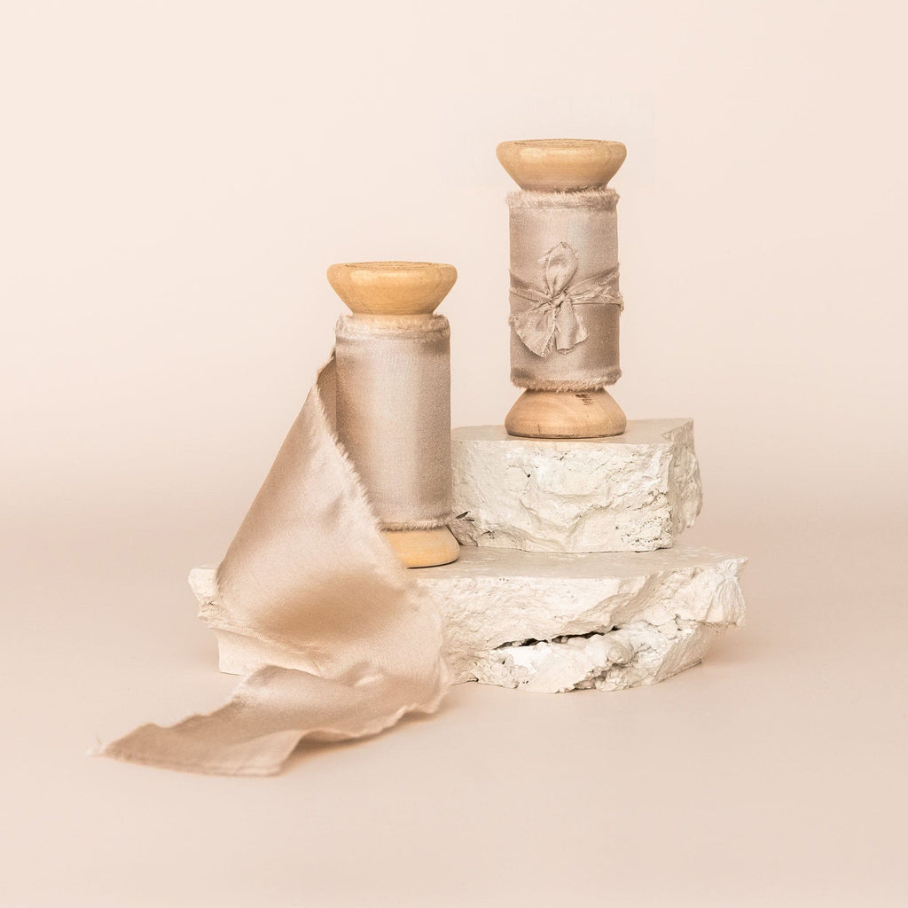 nutmeg|Silk Bouquet Ribbon - The Whole Bride