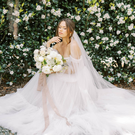 Nutmeg|Silk Bouquet Ribbon - The Whole Bride