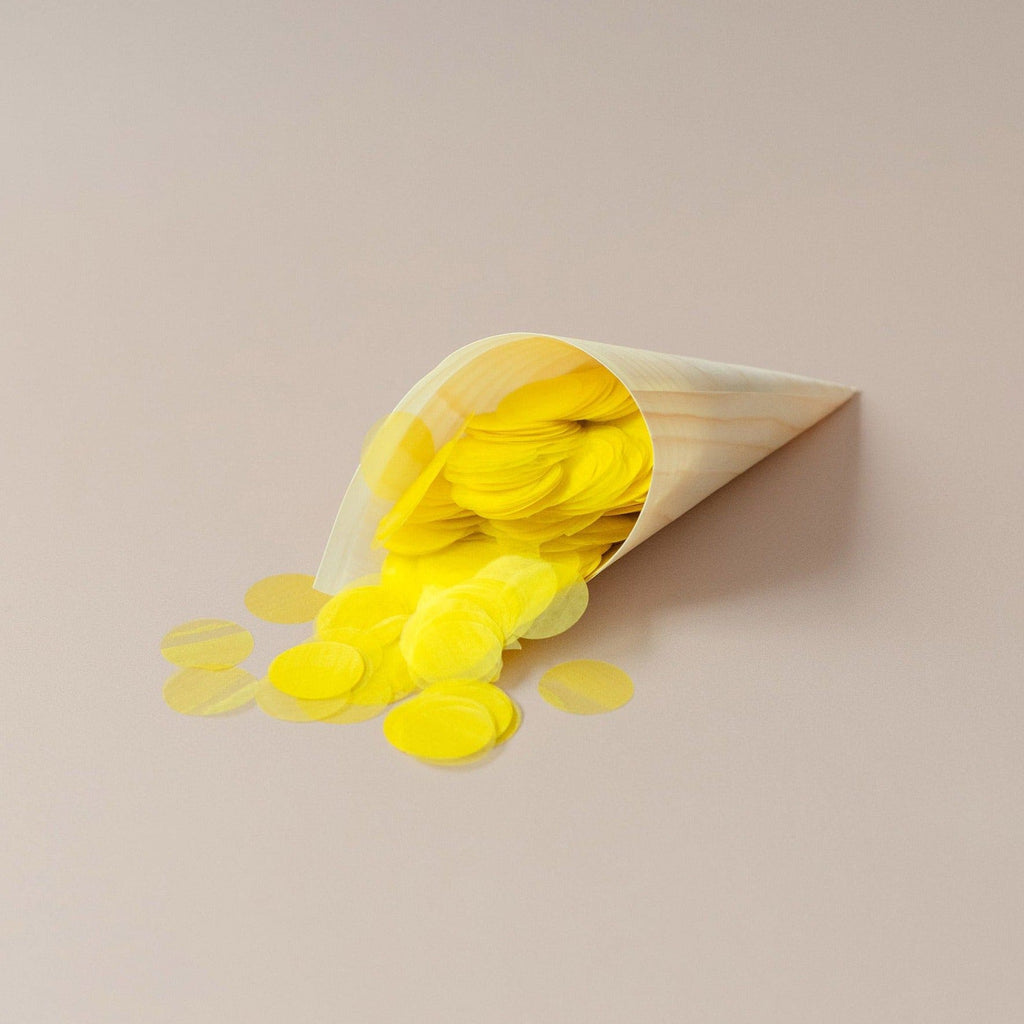 yellow|The Confetti Bundle - Circle (confetti + cones) - The Whole Bride