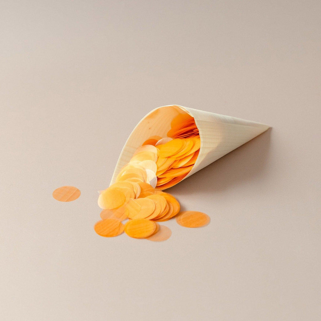 orange|The Confetti Bundle - Circle (confetti + cones) - The Whole Bride