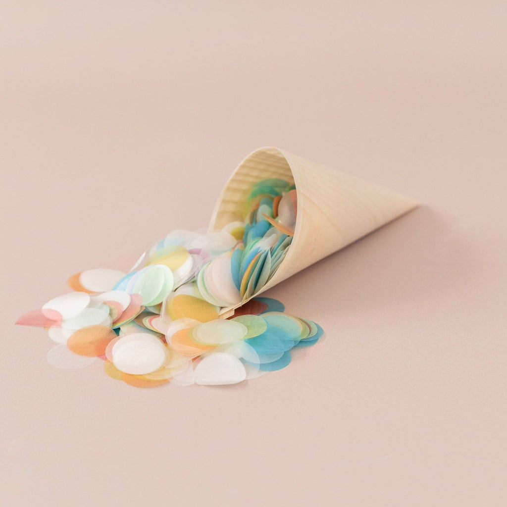 pastel rainbow|The Confetti Bundle - Circle (confetti + cones) - The Whole Bride