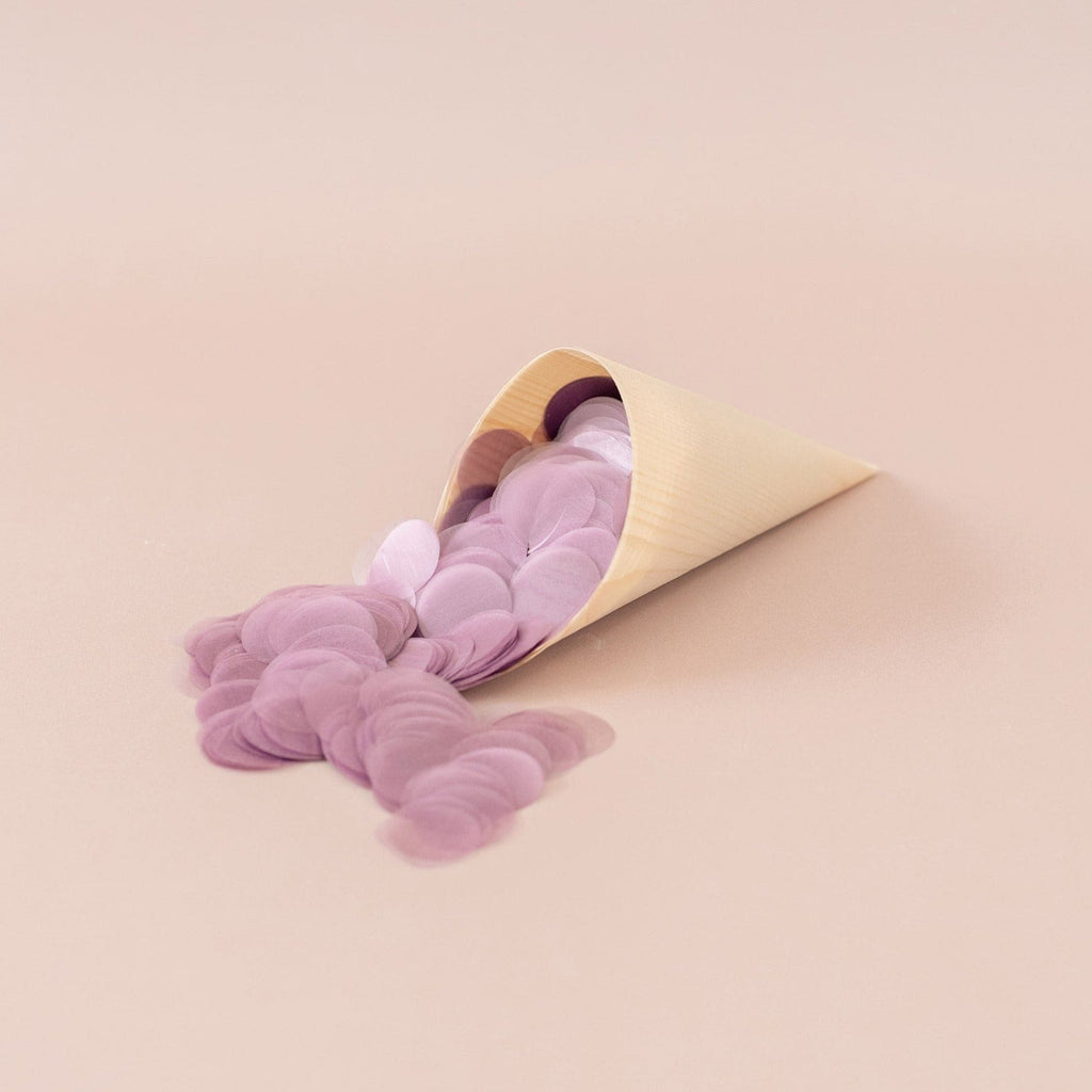 purple|The Confetti Bundle - Circle (confetti + cones) - The Whole Bride