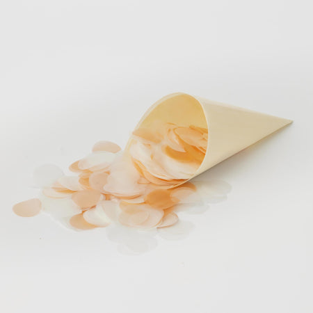 peaches and cream|The Confetti Bundle - Circle (confetti + cones) - The Whole Bride