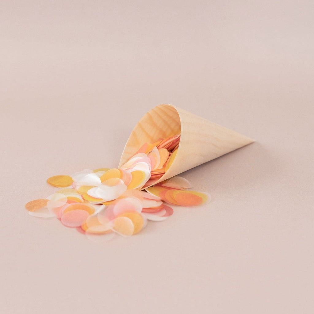pastel sunrise|The Confetti Bundle - Circle (confetti + cones) - The Whole Bride