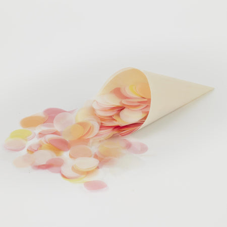 pastel sunrise|The Confetti Bundle - Circle (confetti + cones) - The Whole Bride