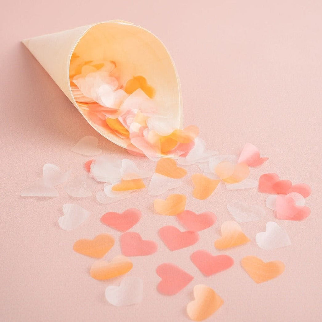 sherbet heart|The Confetti Bundle - Heart (Confetti + Cones) - The Whole Bride