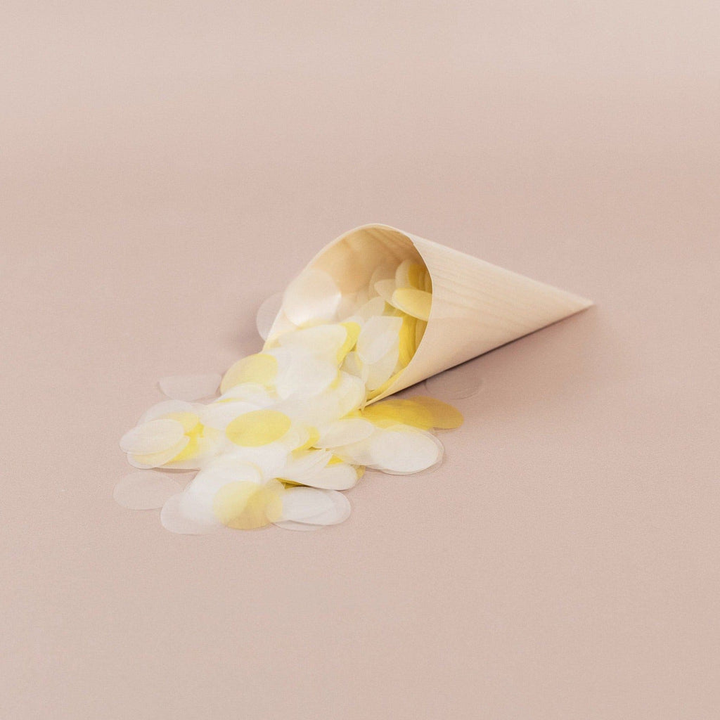 lemon sorbet|The Ultimate Confetti Bundle - Circle (cones, confetti + trays) - The Whole Bride