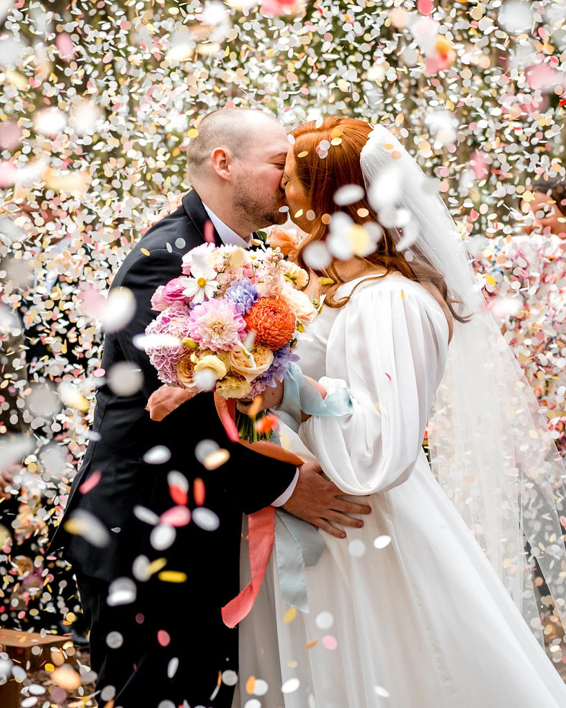 pastel sunrise|The Ultimate Confetti Bundle - Circle (cones, confetti + trays) - The Whole Bride