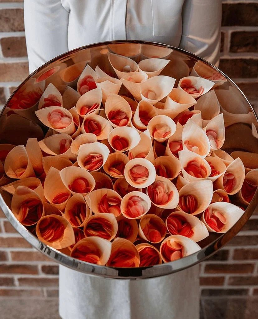 strawberries and cream|The Ultimate Confetti Bundle - Circle (cones, confetti + trays) - The Whole Bride