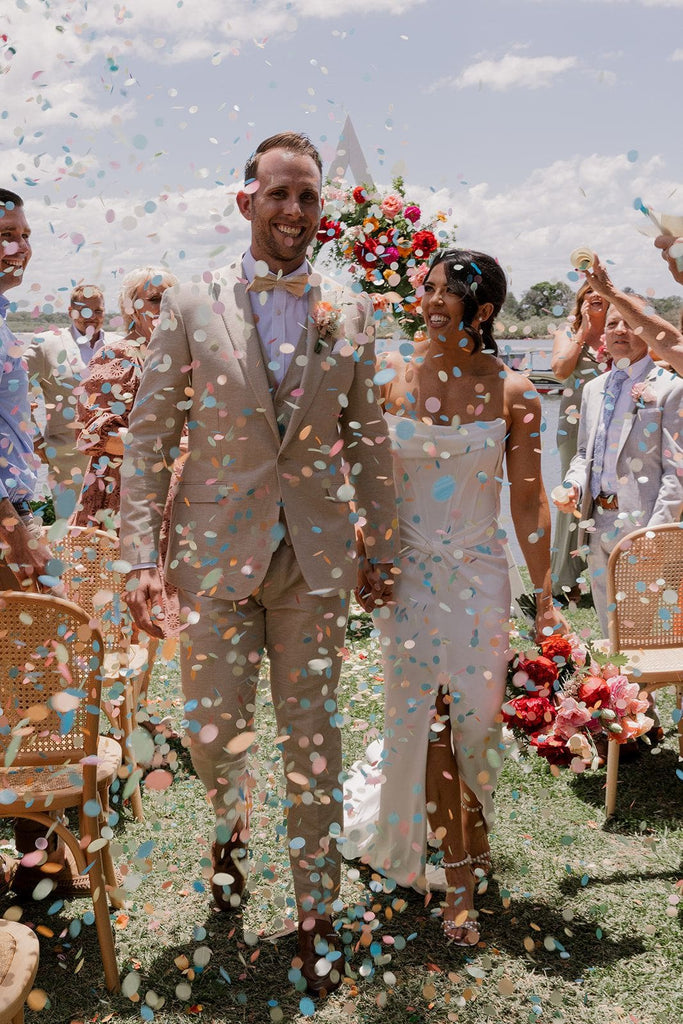 rainbow|biodegradable confetti