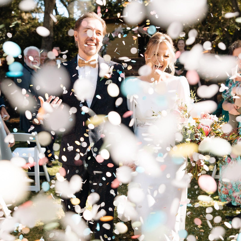 pastel rainbow|The Ultimate Confetti Bundle - Circle (cones, confetti + trays) - The Whole Bride