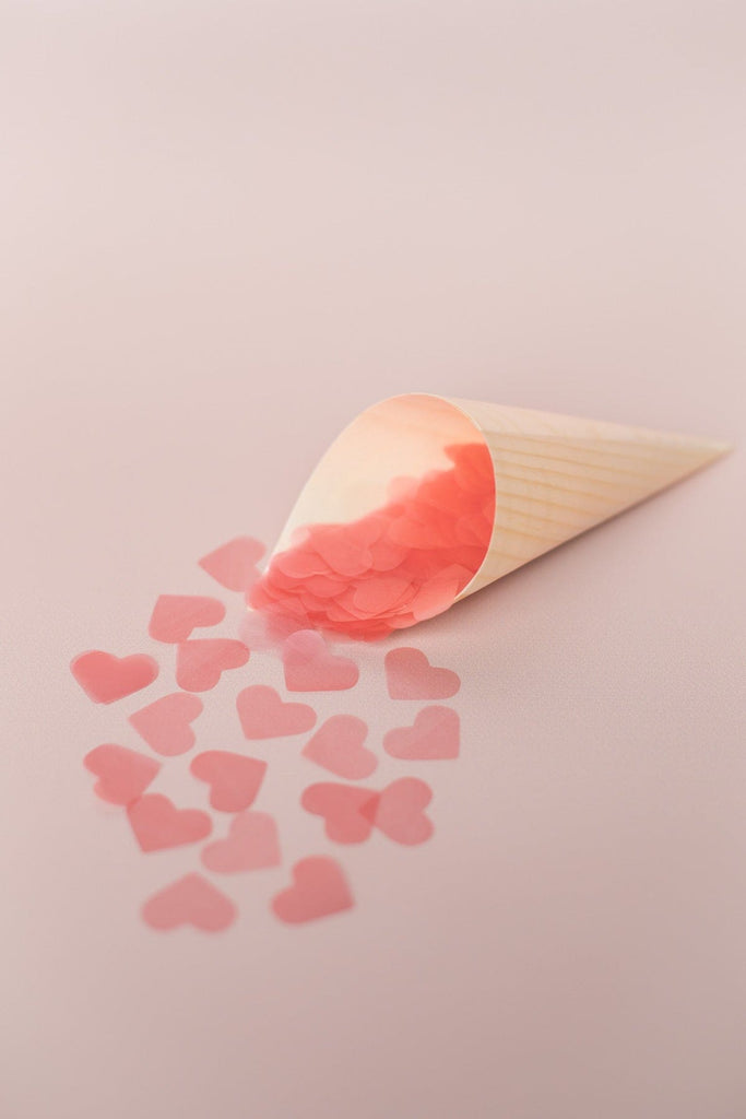 pink heart|The Ultimate Confetti Bundle - Heart (cones, confetti + trays) - The Whole Bride