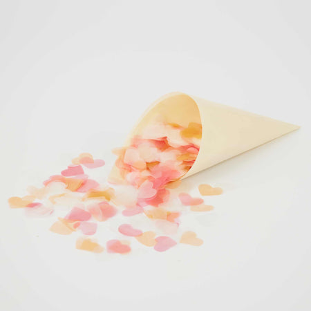 sherbet heart|The Ultimate Confetti Bundle - Heart (cones, confetti + trays) - The Whole Bride
