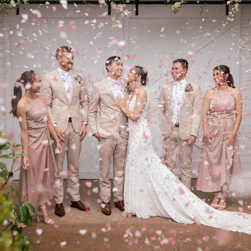 strawberries and cream heart|The Ultimate Confetti Bundle - Heart (cones, confetti + trays) - The Whole Bride