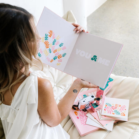 by the sea - you & me| Art Wedding Guest Book - The Whole Bride