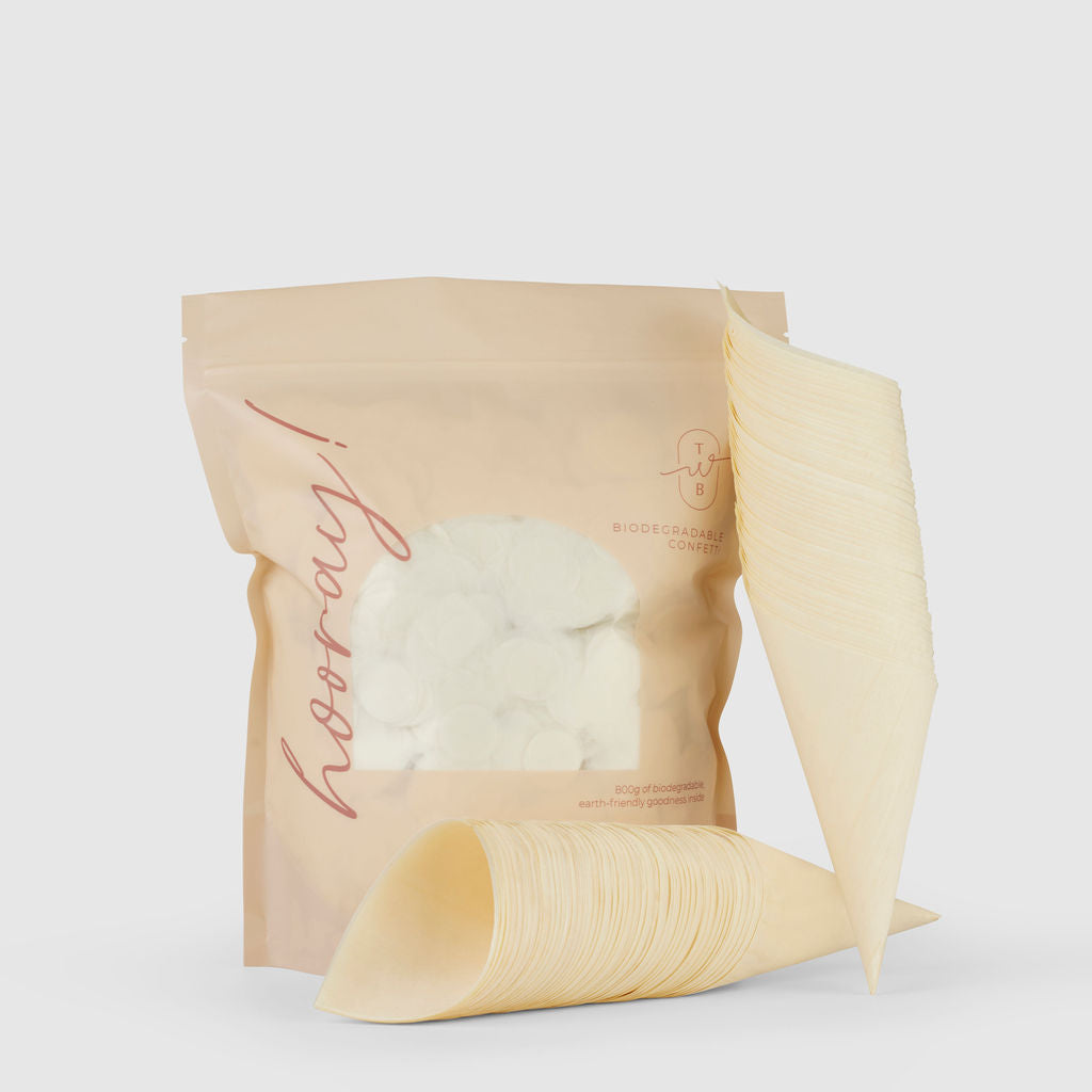 white|The Confetti Bundle - Circle (confetti + cones) - The Whole Bride