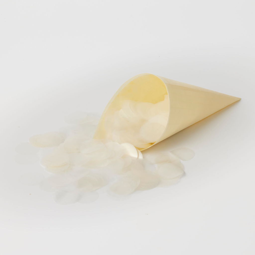 white|The Confetti Bundle - Circle (confetti + cones) - The Whole Bride