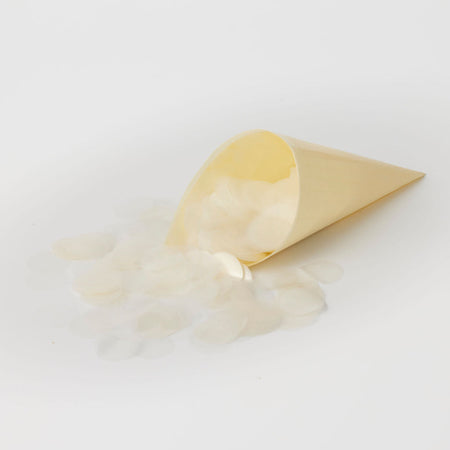 White|The Confetti Bundle - Circle (confetti + cones) - The Whole Bride