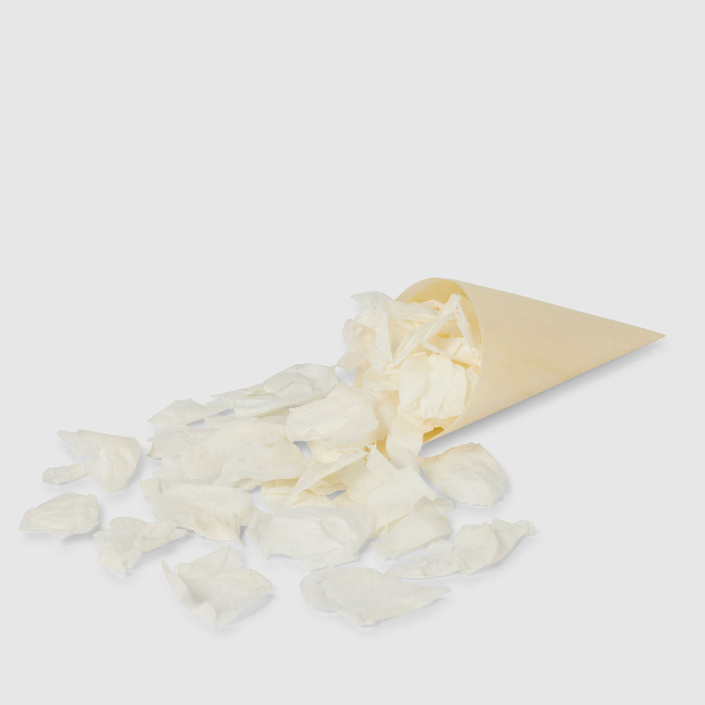 White|The Rose Petal Bundle (petals + cones) - The Whole Bride