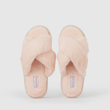 Fluffy Bride Slippers Bridal Slippers The Whole Bride