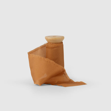 clay|Silk Bouquet Ribbon - The Whole Bride