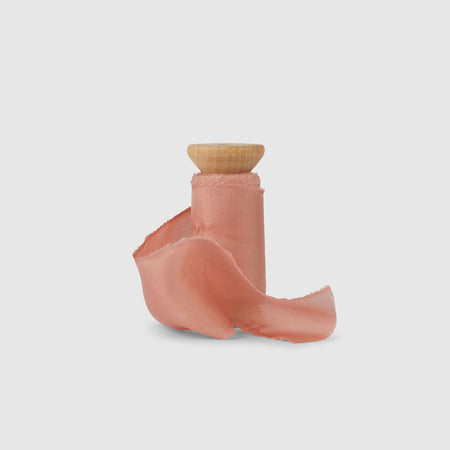 Dusty Rose|Silk Bouquet Ribbon - The Whole Bride