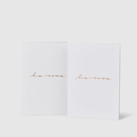 Vow Cards for your wedding | The Whole Bride
