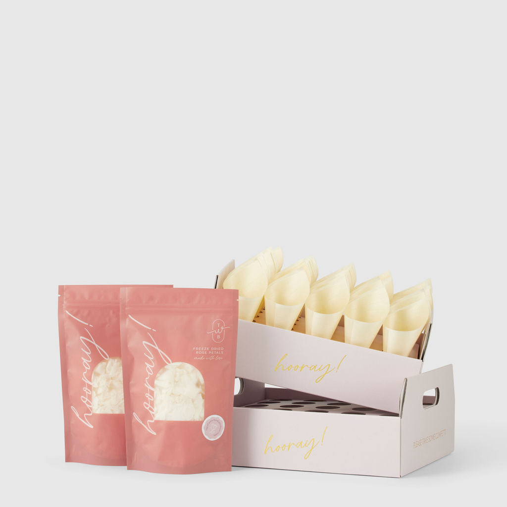 Ultimate Rose Petal Bundle - Flower Petal Confetti - The Whole Bride 