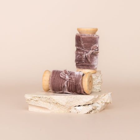 lavender|Velvet Bouquet Ribbon - The Whole Bride