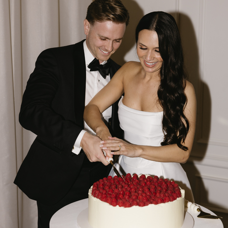 Gold|Wedding Cake Knife + Server - The Whole Bride