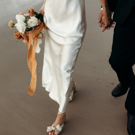 Clay|Silk Bouquet Ribbon - The Whole Bride