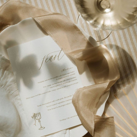 Nutmeg|Silk Bouquet Ribbon - The Whole Bride