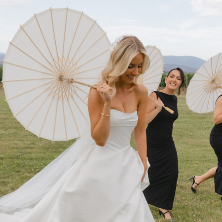 wedding parasol - bridal umbrella - The Whole Bride